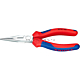 Knipex KN-2505140. Тонкогубцы радиомонтажные с плоскими губками и режушими кромками, 140 мм, KNIPEX 25 05 140