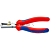 Knipex KN-1112160. Клещи с накатанной головкой и контргайкой для удаления изоляции KNIPEX 11 12 160