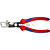 Knipex KN-1362180. Клещи с накатанной головкой и контргайкой для удаления изоляции, с резаком KNIPEX 13 62 180