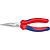 Knipex KN-2502160. Тонкогубцы радиомонтажные с плоскими губками и режушими кромками, 160 мм, KNIPEX 25 02 160