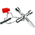 Knipex KN-001104. Ключ для электрошкафов профессиональный для распространенных систем блокировки KNIPEX 00 11 04