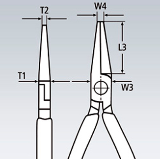 Плоскогубцы для регулировки KNIPEX